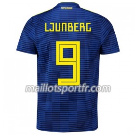 Maillot de Foot Suède Ljungberg 9 Exterieur Coupe du monde 2018